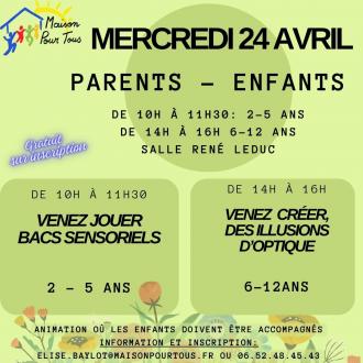 Animations parent(s)/enfant(s)