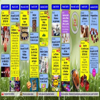 Prog des Vac Printemps de la MJ de St-Père