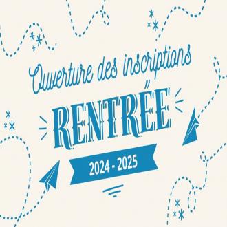 Inscriptions p�riscolaire et mercredis 2024/2025