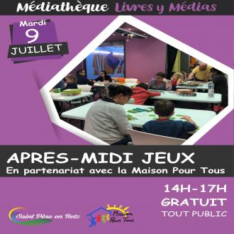 Aprs midi ludothque  la mdiathque