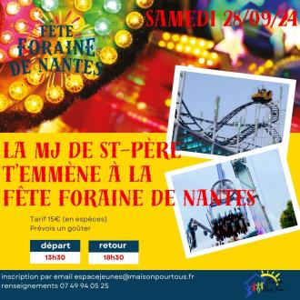 La MJ de St-Père t'emmène à la fête foraine de Nantes
