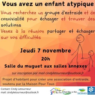 Vous avez un enfant atypique... soirée conviviale