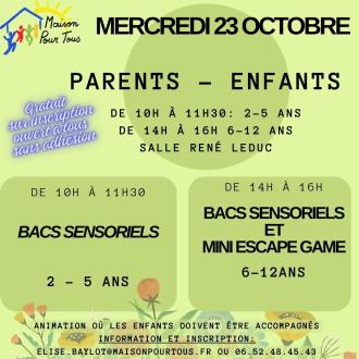 Les animations parents enfants