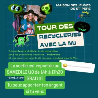 La MJ de St-Pre t'emmne faire le tour des recycleries (St-Nazaire, St-Brvin...)