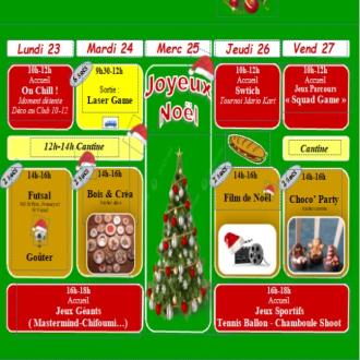 INSCRIPTIONS CLUB 10-12 No�l 2024