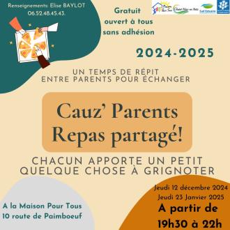Cauz parents repas partagé