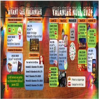 Vacances No�l 2024 MJV