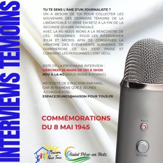 Interviews t�moignages Comm�morations Lib�ration 1945