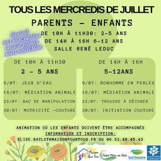 Animations parents/enfants
