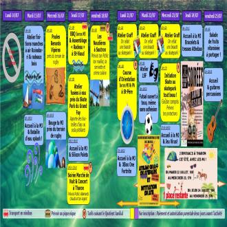 activités 2e quizaine de juillet MJ St-Père