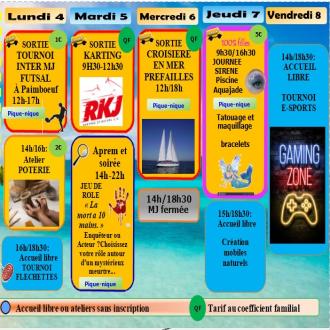 programme mjFrossay aout 2025