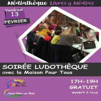 Soirée jeux à la médiathèque