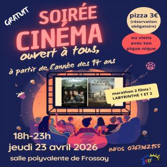 Marathon Ciné + 14 ans Films Labyrinthe 1 et 2 Inter MJ