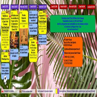 Dernier programme de l'�t� MJ St-P�re