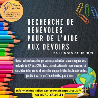 Recherche de b�n�voles devoirs