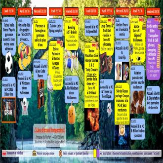 Programme des vacances d'automne MJ St-P�re