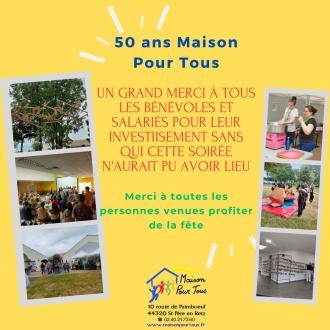 Remerciements 50 ans