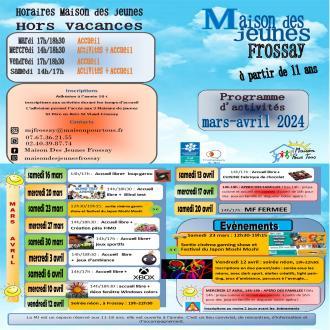 programme inter vacances MJ Frossay